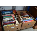 Two boxes of books