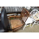 A 1920's/30's fire side chair