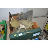 A box of various military relating items