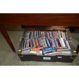 A box of CDs