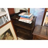 A Victorian carved oak bookcase AF