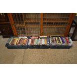 Three crates of various books