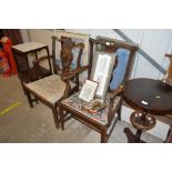 Two 19th Century mahogany carver chairs