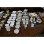 A quantity of "Victoria" floral decorated teaware;
