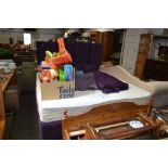 A Super King size ottoman bed with Health Beds mat