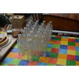 A quantity of glass bottles etc.