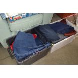 Two boxes of clothing