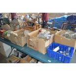 A large quantity of various decorative glass and c