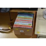 A box of mostly Ladybird books