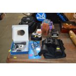 A quantity of cameras and relating parts etc.