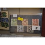 George VI 1939 high values to 10 shillings dark bl