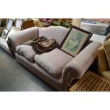 A modern two seater sofa