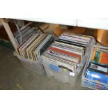 Two boxes of various records