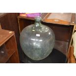 A glass carboy