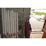 A quantity of fishing rods etc.