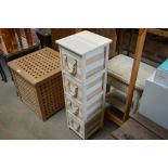 A small four drawer chest