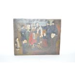 A primitive/naive 19th Century school oil painting