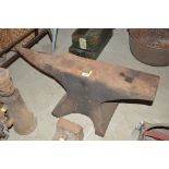 A large anvil 35" long approx.