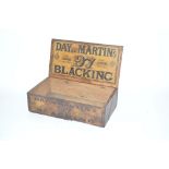 An Antique "Day & Martin's" blacking box with label