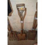 Two Vintage shovels