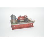 A novelty cast iron moneybox, "Tractor"