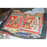 A box of various circa 1920s-30s children's annuals