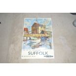 A British Railways travel poster illustrating the