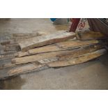 A quantity of very old oak beams