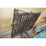 A pair of wrought iron drive gates