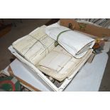 A large quantity of old indentures and property de