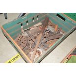 A tray box and contents of various files, hearth t