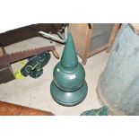 A large LNER Railway post finial, 28ins high approx.