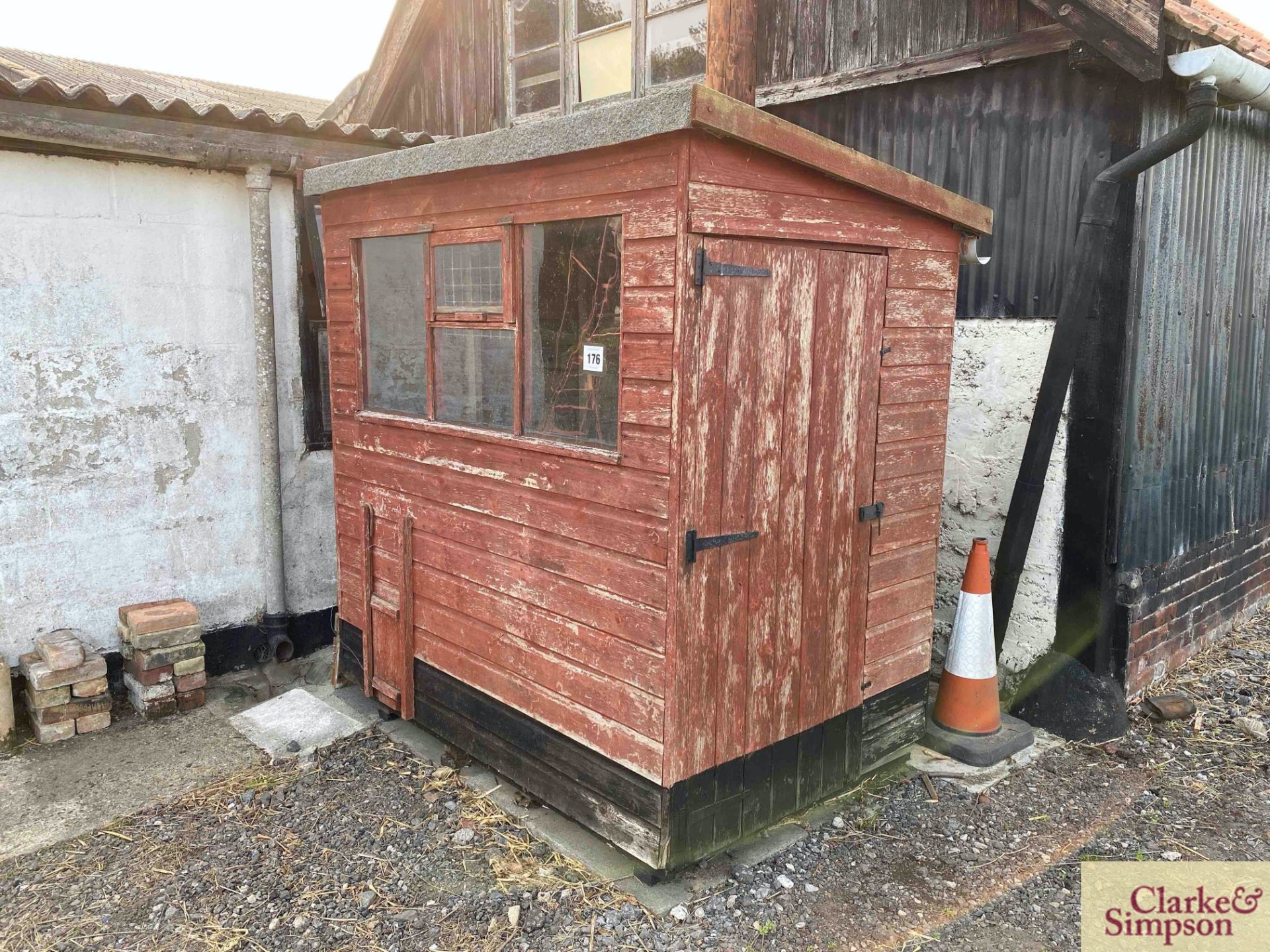 6ft x 4ft garden shed.