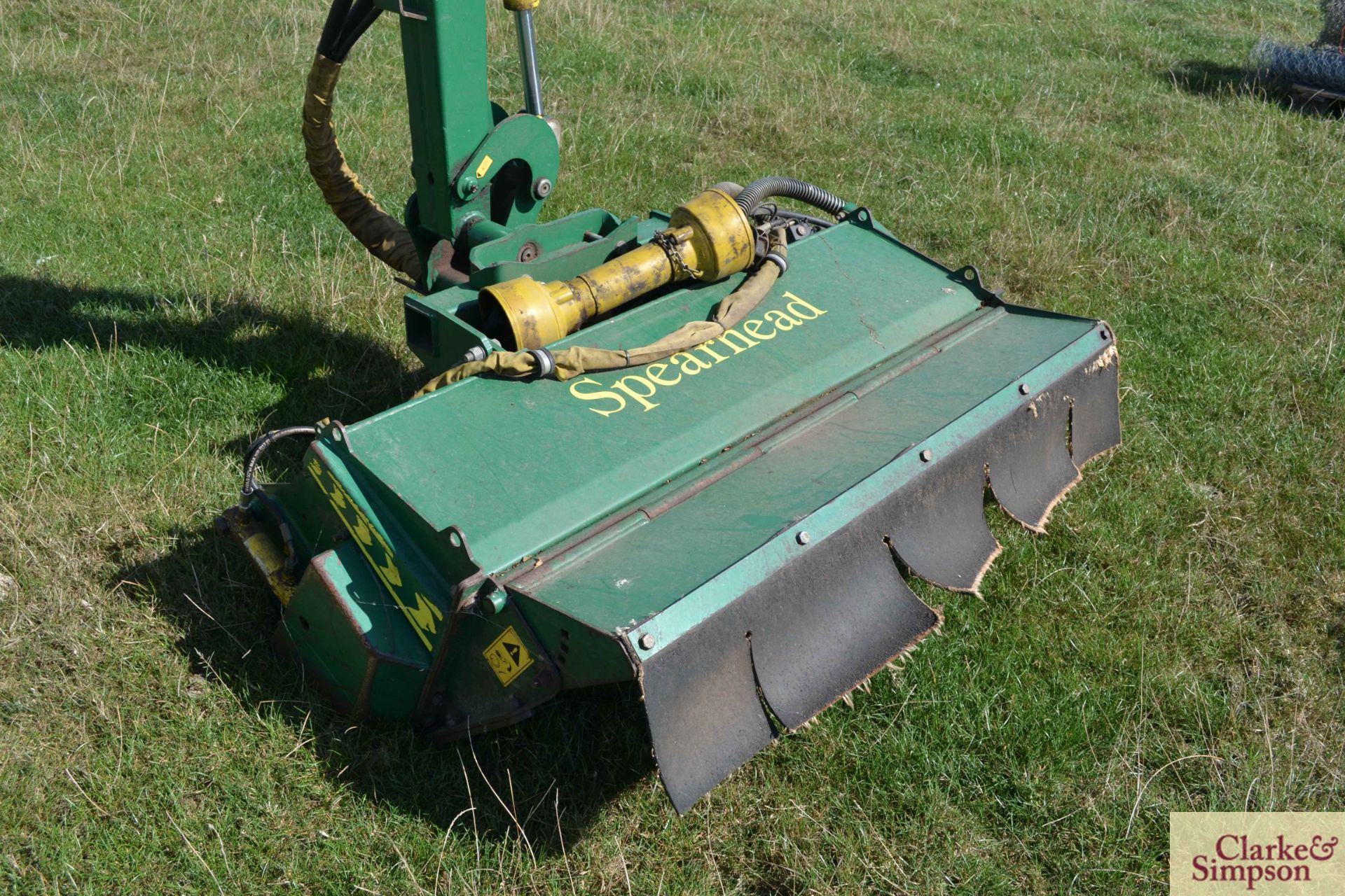 Spearhead XL605 linkage mounted hedge cutter. 2007. Model number 9560301. Serial number S071308. - Image 12 of 17