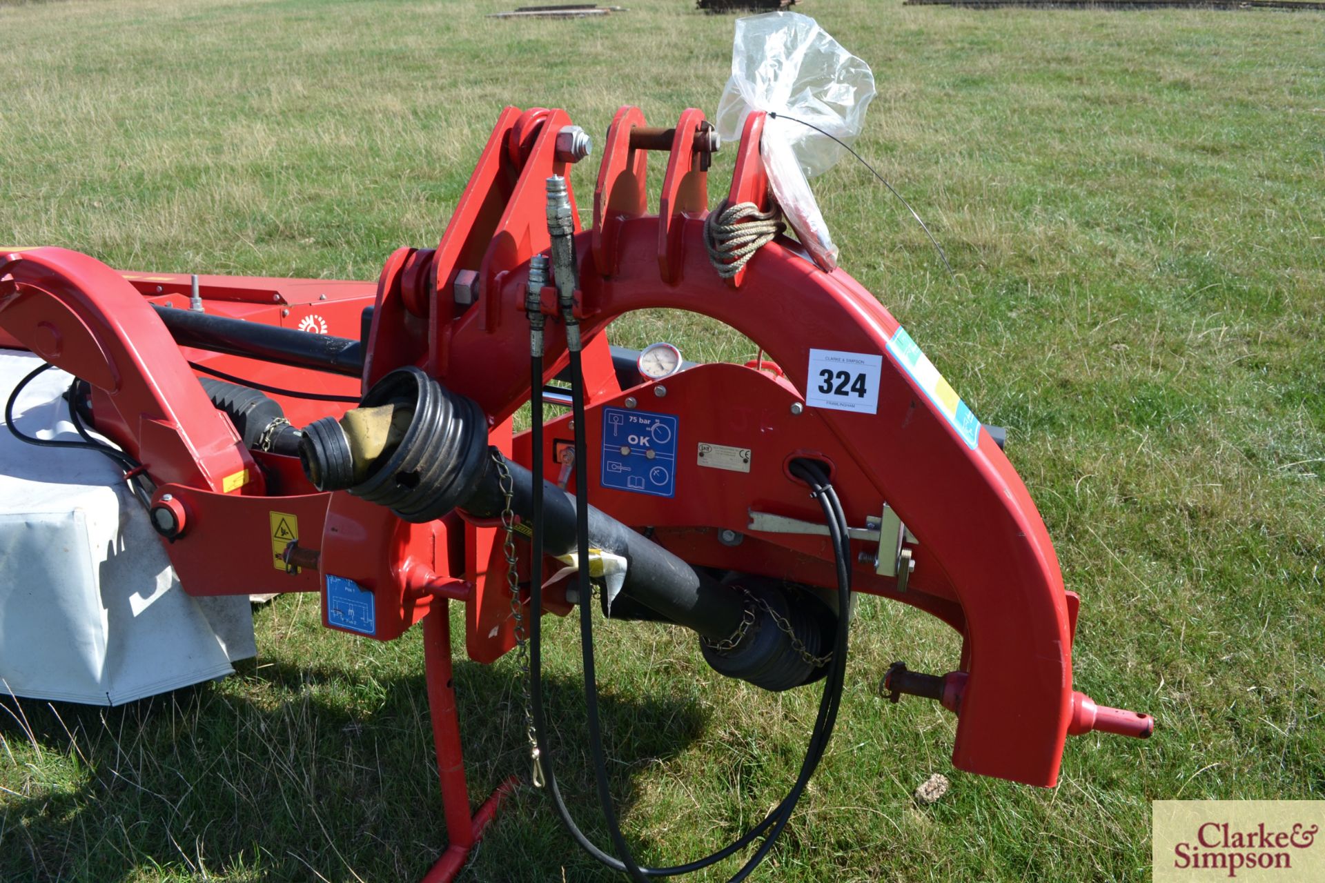 Lely Splendimo 280MC 2.8 mounted hydraulic fold mower conditioner. 2009. Serial number 0003083784. - Image 5 of 12