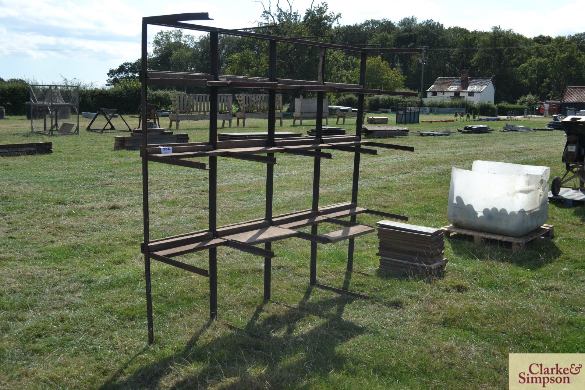 Workshop storage rack. - Image 4 of 4