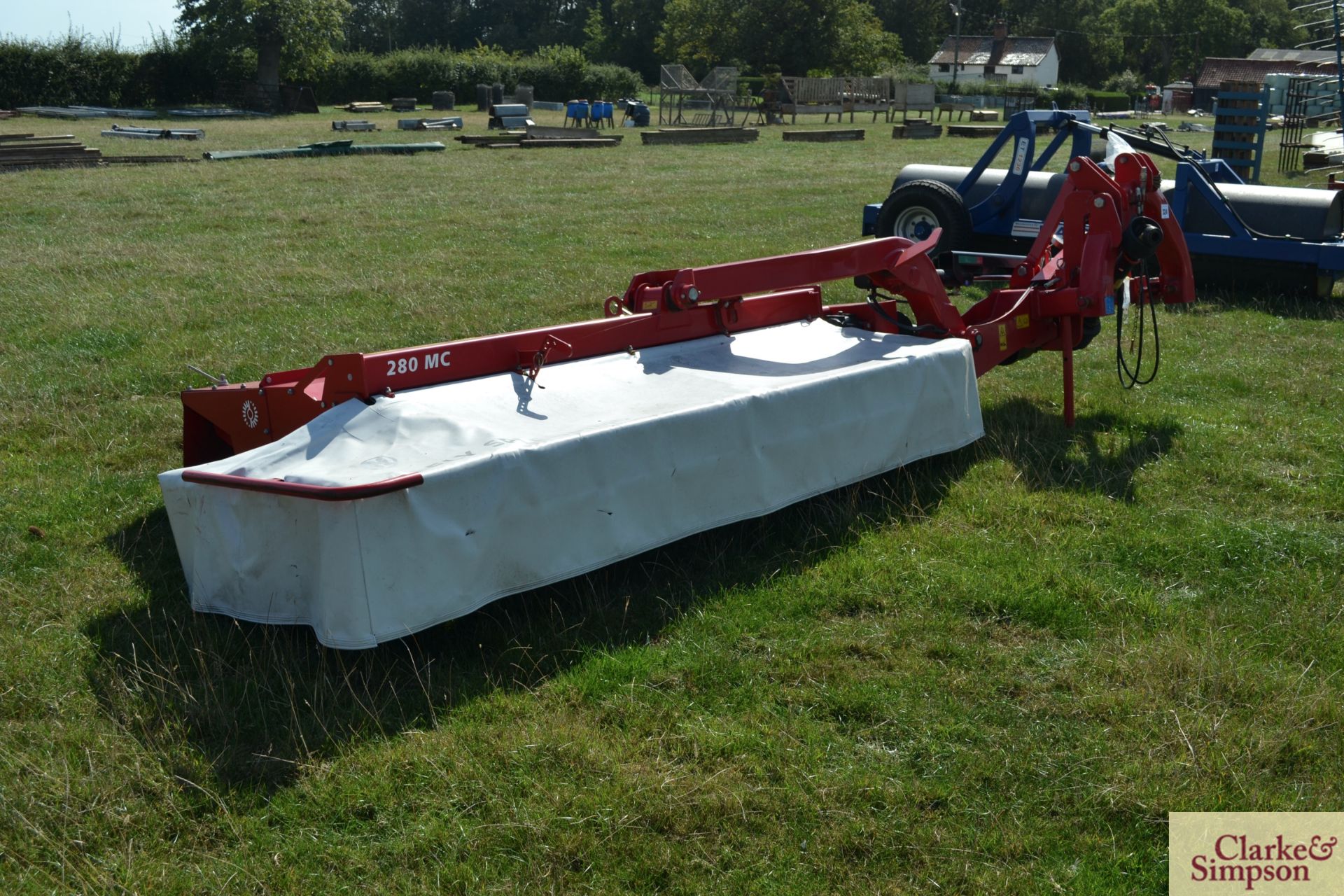 Lely Splendimo 280MC 2.8 mounted hydraulic fold mower conditioner. 2009. Serial number 0003083784. - Image 3 of 12