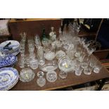 A quantity of good quality glassware to include de