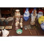 A quantity of Oriental ceramics to include miniatu