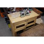 A beech kitchen trolley