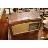 A Cossor Bakelite cased radio - sold as collector'