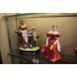 A Royal Doulton figurine "Winsome"; and a Royal Do
