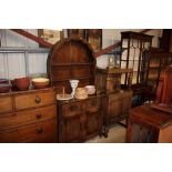 A 20th Century oak dresser fitted two drawers and