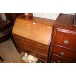 A mahoagny three drawer bureau