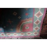 An approx 11'3" x 8'9" Kelim rug