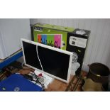 A Technika flat screen television with remote cont