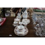 A quantity of Colclough teaware; and a quantity of