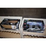 Two remote control cars
