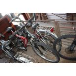 An Ammaco full suspension mountain bike