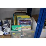 A box of Lady Bird books and annuals